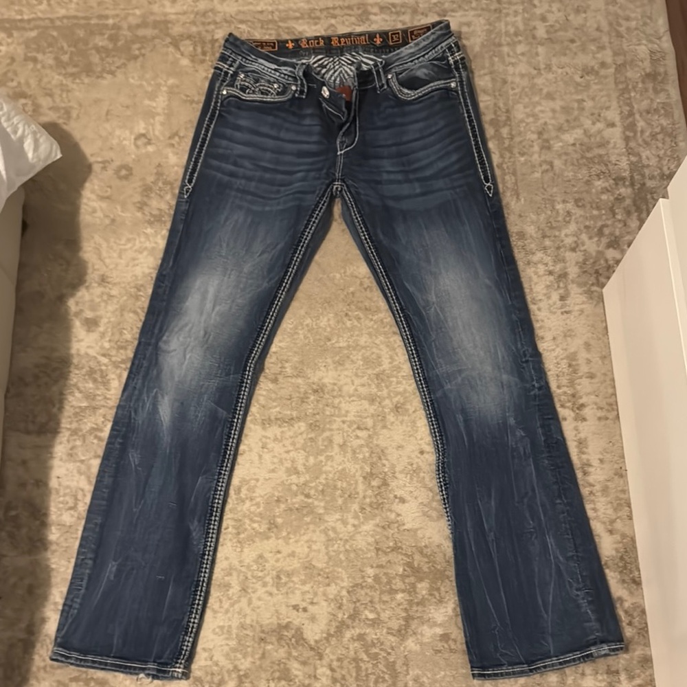 Woman’s Rock Revival Blue Jeans